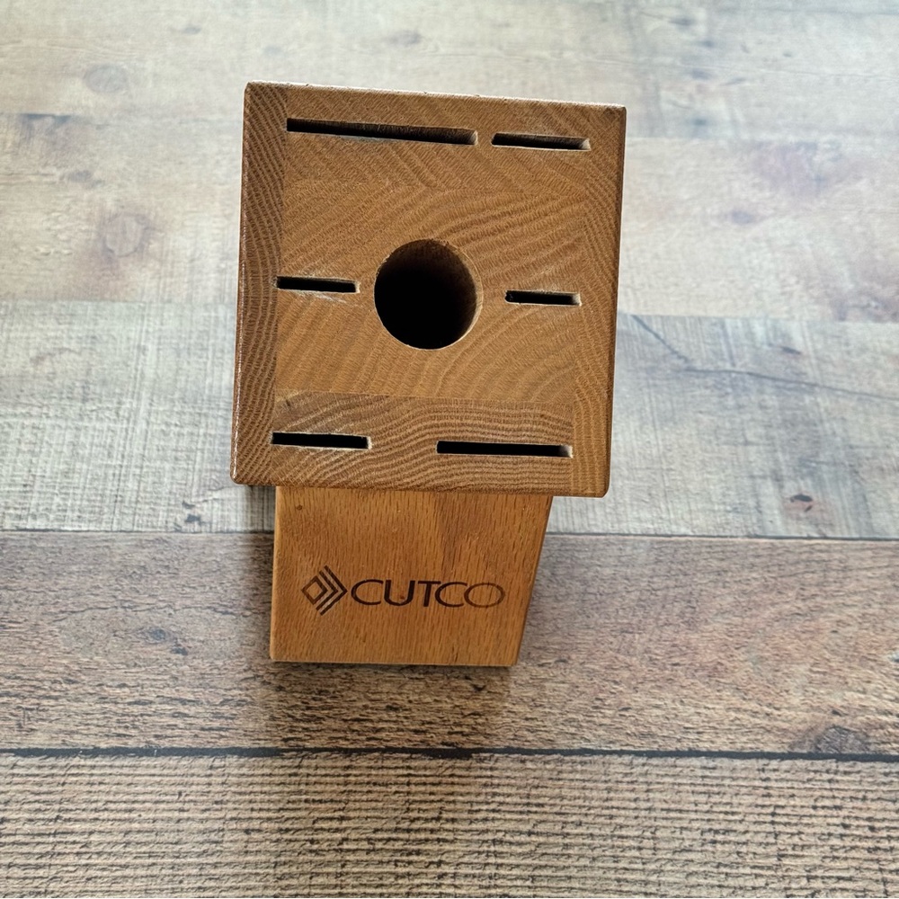 Cutco Natural Wood Knife Holder
